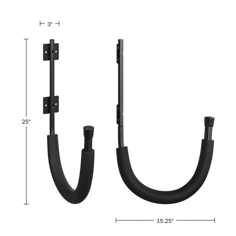 RAD Sportz Kayak Storage Rack - Kayak Wall Mount Hangers with 100lb Capacity for Paddleboards, Surfboards, or Snowboards - for Garage or Shed by Rad Sportz - Image 2